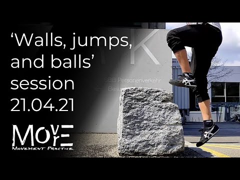 'Walls, Jumps, & Balls' session 21.04.21