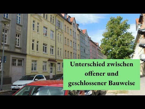 Unterschied zwischen offener und geschlossener Bauweise