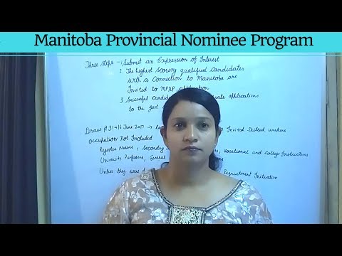 Manitoba Provincial Nominee Program 2017: How to apply for the MPNP Video