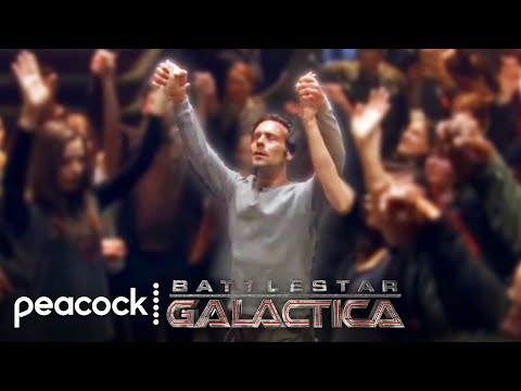 The Fleet Makes The Jump To Earth | Battlestar Galactica