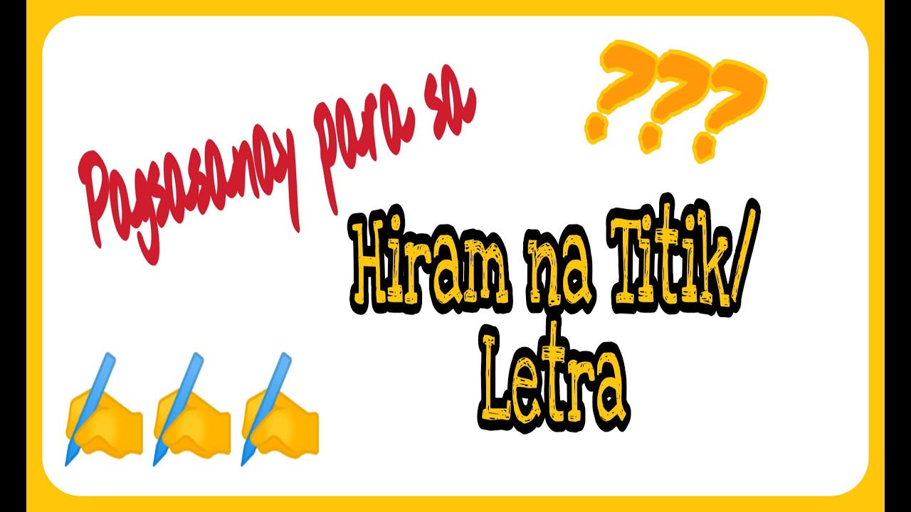 Ano ano ang mga HIRAM NA TITIK || Mga HALIMBAWA ng salita na ginamitan ng hiram na Titik.