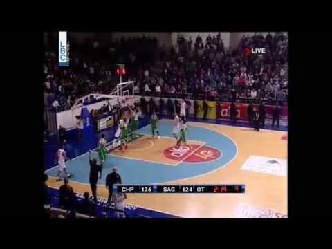 Kevinn Pinkney Clutch Two points and Nikoloz Tskitishvili Dunk vs Sagesse