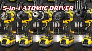 5-Minute Friday Ep 2 - DeWalt 20V ATOMIC Multi Head Drill Driver [DCD803B]