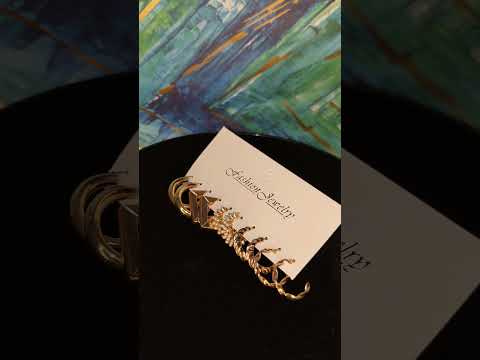 ZNX-1 Ladies Artificial Golden Hoop Earring Combo Product Code: ZNX-1