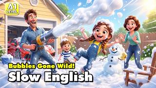 Ben Builds a Backyard Car Wash | Slow English Listening for Beginners (A1 - A2)