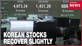 KOSPI recovers 3% to climb back over 4,000