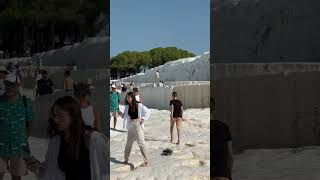 ?️The Wonder Of Pamukkale Turkey White Best -Hot Day? #pamukkale #cleopatra