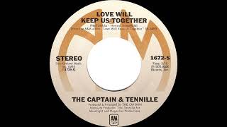 1975 HITS ARCHIVE: Love Will Keep Us Together - The Captain And Tennille (a #1 record--stereo 45)