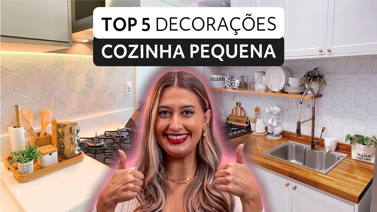 ✅ TOP 5 DECORAÇÕES para COZINHA PEQUENA