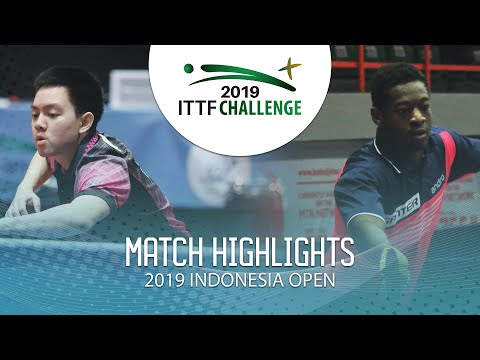 Tanviriyavechakul Padasak vs Ibrahima Diaw | 2019 ITTF Indonesia Open Highlights (R16)