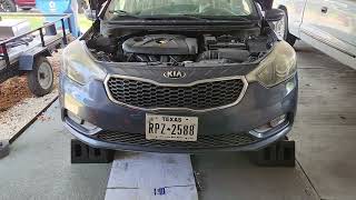 2015 Kia Forte Crankshaft position sensor  location and replacement