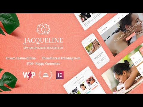 Jacqueline | Spa & Massage Salon Beauty WordPress Theme + Elementor Free Download