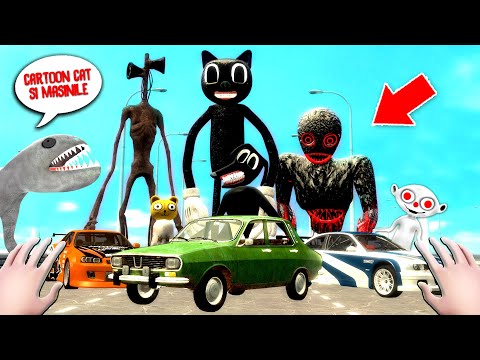 CARTOON CAT and DACIA 1300 at 1 AM!