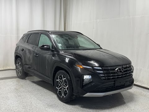 2022 Hyundai Tucson N Line AWD in Black for sale at Park Mazda in Sherwood Park, AB