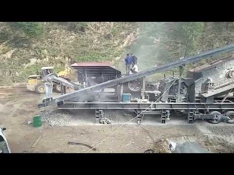 Jing Ying Machinery--Mobile Impact crusher customer site