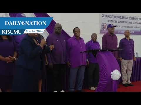 Francis Atwoli re-elected as Cotu Secretary General for a sixth term