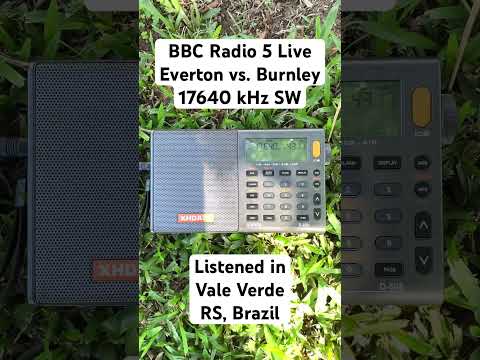 Listening BBC Radio 5 Live in Brazil using a shortwave radio receiver