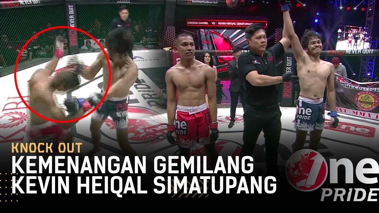 Lawan Kejang-Kejang! 🔥 Partai Debut Kevin Heiqal Simatupang || Best knock Out One Pride MMA