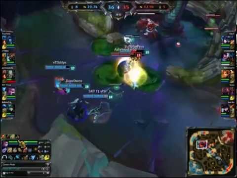SKT T1 star penta kill vayne