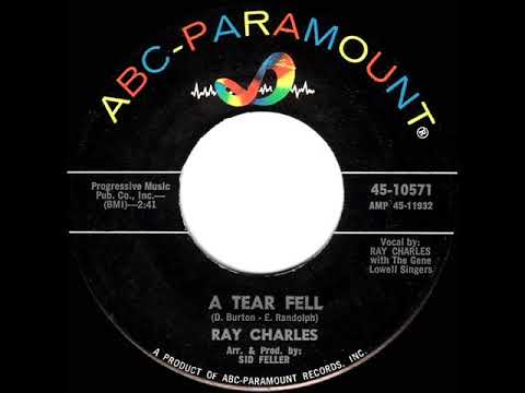 1964 HITS ARCHIVE: A Tear Fell - Ray Charles (mono 45)