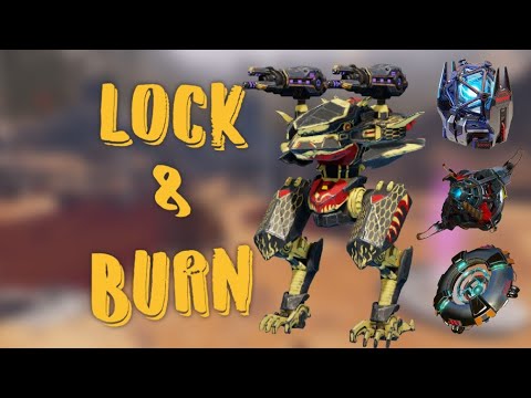 War Robots new puncher weapons on the ao jun - Lock and Burn WR gameplay (after buff)