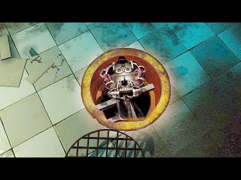 How Molten Freddy Blob Jumpscares Gregory 3rd Person View - FNAF Security Breach