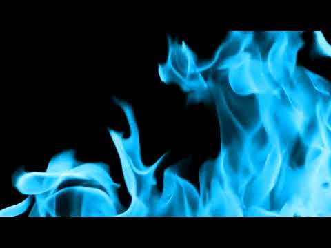 Free Fire Overlay Burning Blue Fire Effect Video | No Copyright Motion Background #28