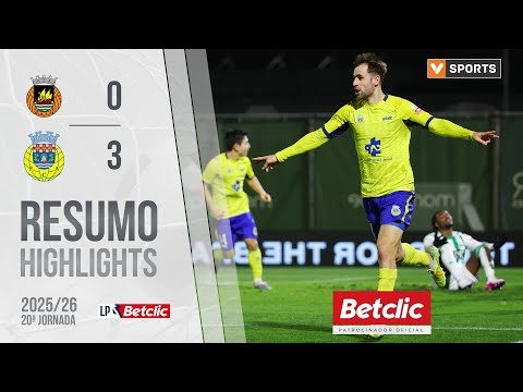 Resumo: Rio Ave 0-3 Arouca (Liga 25/26 #20)