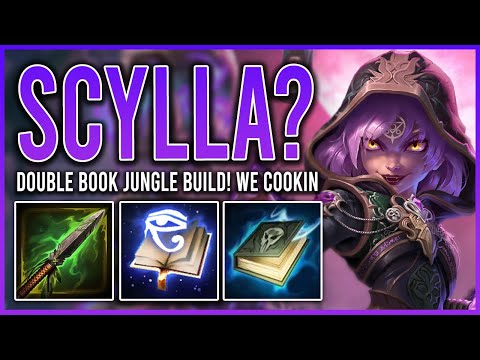 SCYLLA JUNGLE WITH DOUBLE BOOK BUILD?! - Grandmasters Ranked Conquest Season 9 #smite #smiteseason9