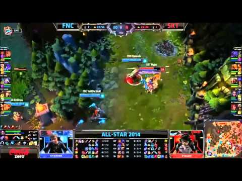 All-Star Paris 2014: Fnatic vs SK Telecom T1 Group Stage Highlights