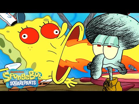 海綿寶寶 30 分鐘超辣美食！🌶️🔥 | @SpongeBobOfficial (30 Minutes of SpongeBob's Spiciest Foods! 🌶️🔥 | @SpongeBobOfficial)