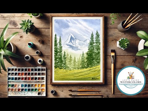 9 Minute Watercolour Tutorial for Absolute Beginners Start Painting Today!