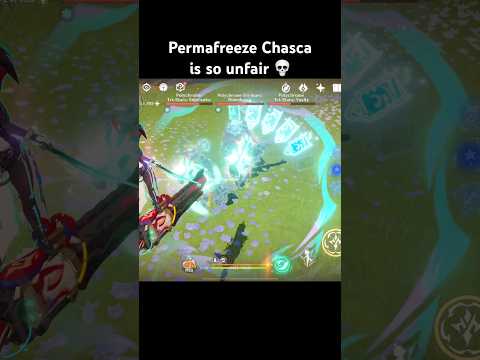 Chasca is a one man freeze team #chasca #genshinimpact #genshin