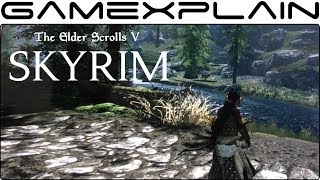 MORE Skyrim on Nintendo Switch Gameplay (Docked - Gamescom)