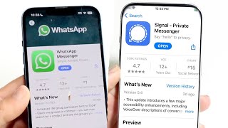 WhatsApp Vs Signal! (Comparison) (Review)