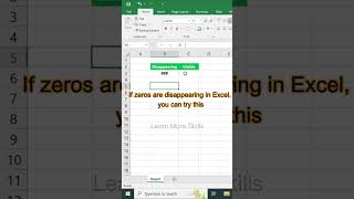 How to Add a Zero in Front of a Number in Excel