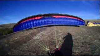 preview picture of video 'Estreando o ELLUS 4 - crash de asa com glider...'
