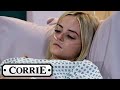 Imran And Toyah Visit Kelly In Hospital Coronation Street