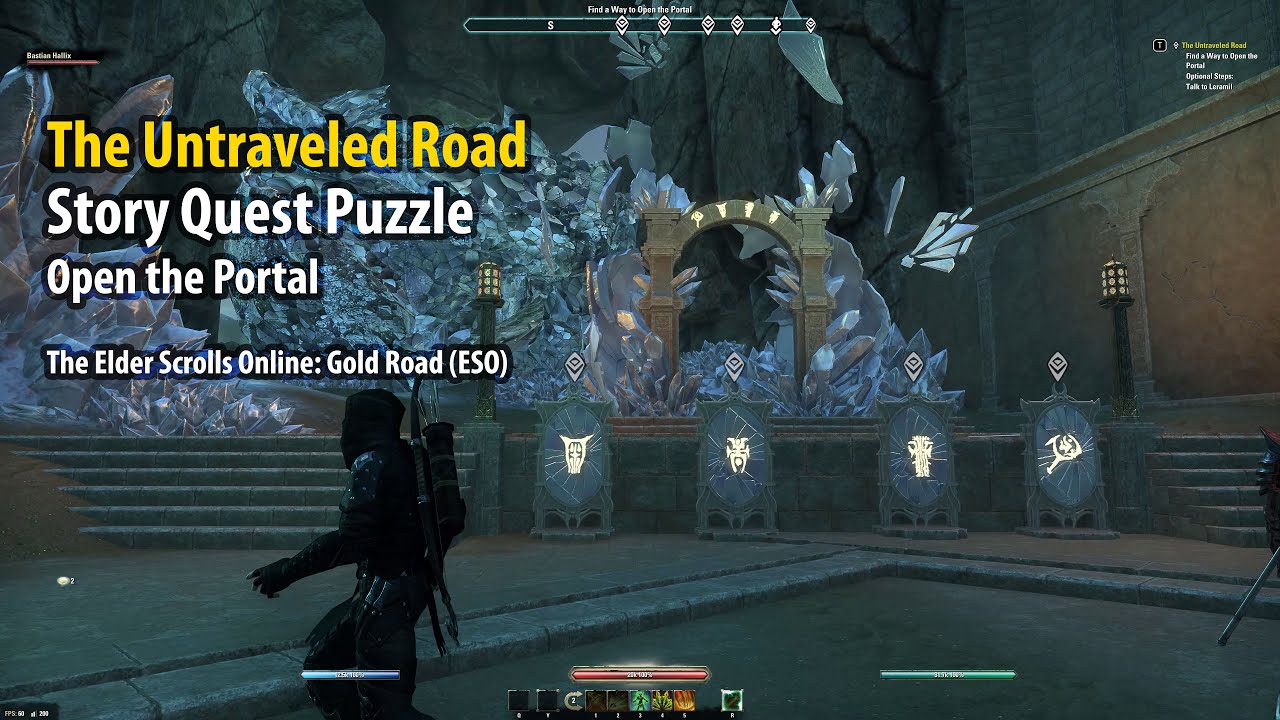 Video The Untraveled Road Story Quest Puzzle - Open the Portal - ESO