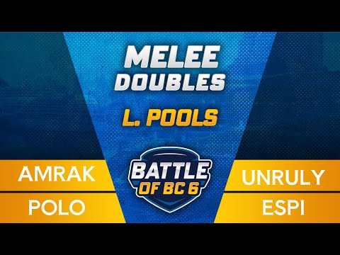 Amrak / Polo vs Unruly / Espi - Melee Doubles Losers Top 16 - Battle of BC 6