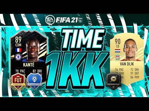 FIFA 21 - MELHOR TIME POSSÍVEL DE 1KK COINS ULTIMATE TEAM!