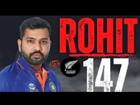 Rohit Sharma's Sensational 147 againstNew Zealand - Absolute Mastery onDisplay! #rohitsharma
