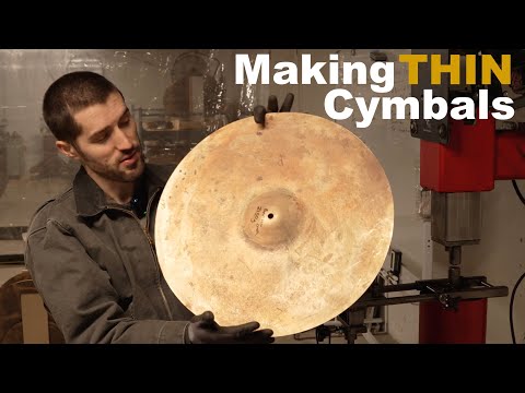 Manufacturing THIN cymbals from scratch