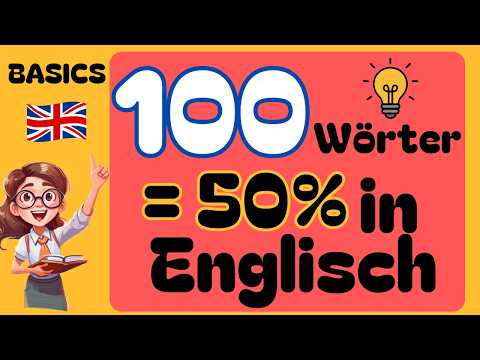 How to understand ALMOST EVERYTHING with just a few words! Learn English with the 100 most import...