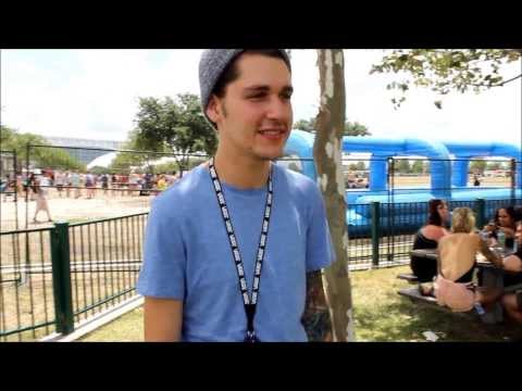 Joshua Moore of We Came As Romans | Vans Warped Tour 2013 | Houston Texas