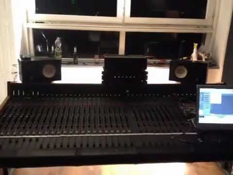 D&R Series 8000 analoge mixing console drum mixing test