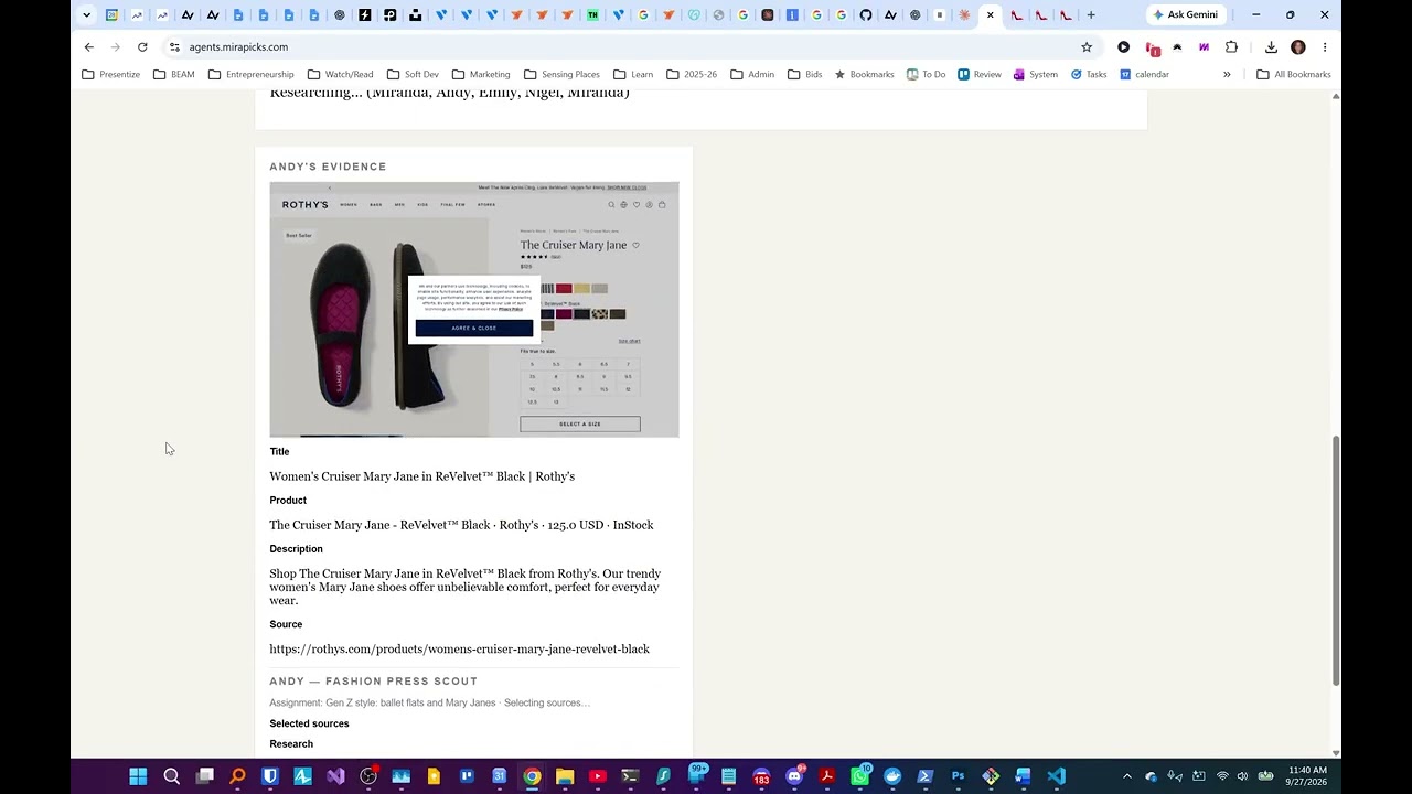 Mira Picks project preview