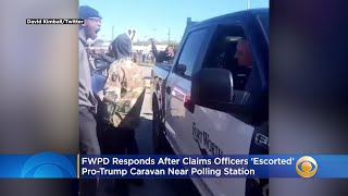 Fort Worth PD Comment After Claims Officers Gave ‘Escort’ To Pro-Trump Caravan Near Polling Station