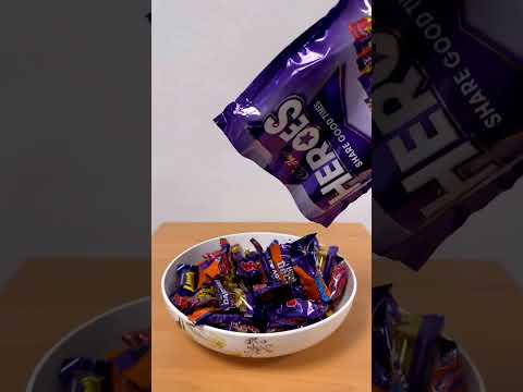 Cadbury Heroes Pouch ASMR Dairy Milk Creme Egg Twirl Crunchie Chocolates #asmr #chocolate #cadbury