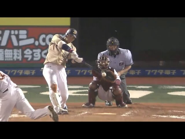 【11回表】完璧な一発!! バファローズ・T-岡田の9号ソロで勝ち越し!! 2015/7/10 E-Bs